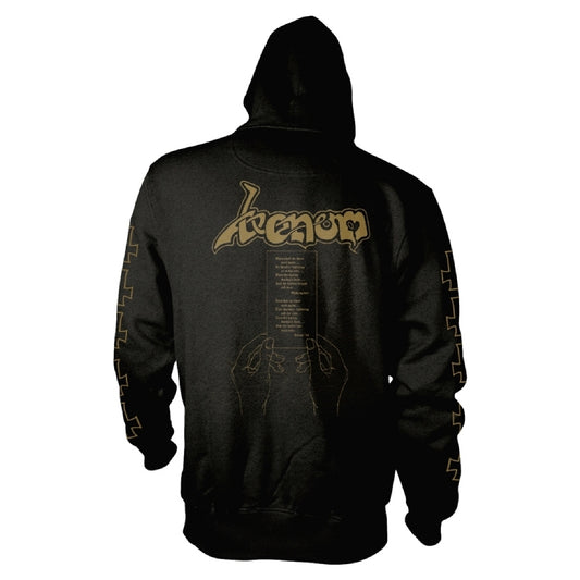 Venom - At War With Satan (Gold) - Hooded Sweat Shirt Zip - PHD - Image 2