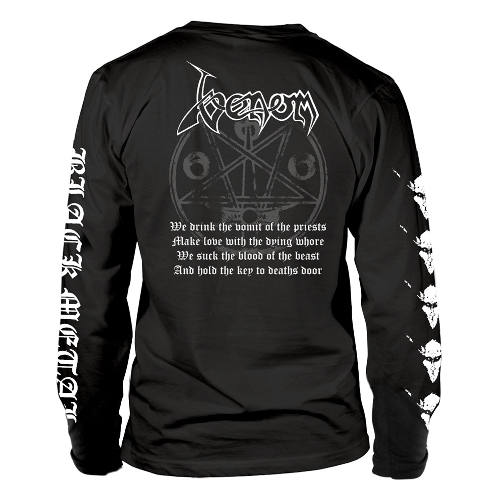 Venom - Black Metal (White) - Long Sleeve - PHD - Image 2