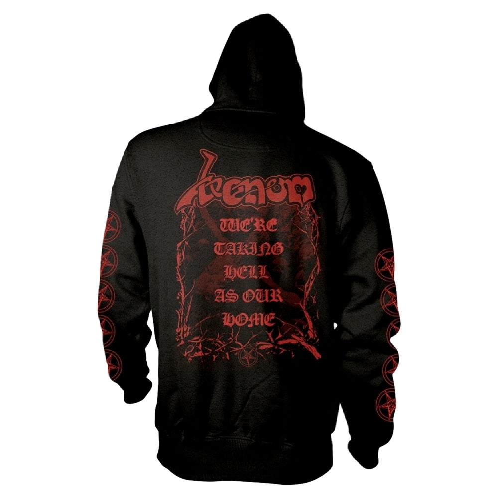 Venom - Welcome To Hell (Red) - Hooded Sweat Shirt Zip - PHD - Image 2