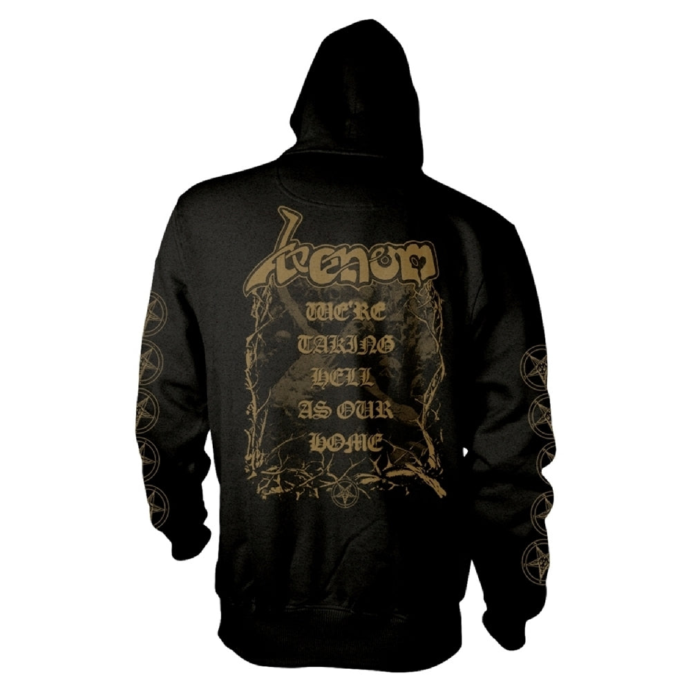 Venom - Welcome To Hell (gold) - Hooded Sweat Shirt Zip - PHD - Image 2