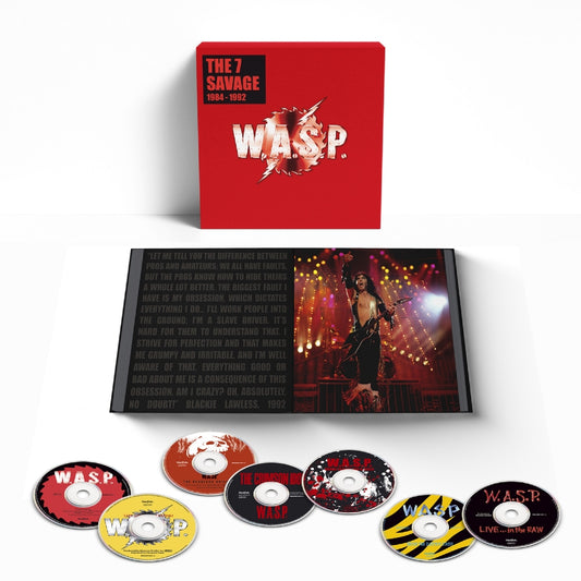 W.A.S.P. - The 7 Savage: 1984-1992 - 7CD BOX - Madfish - Image 2