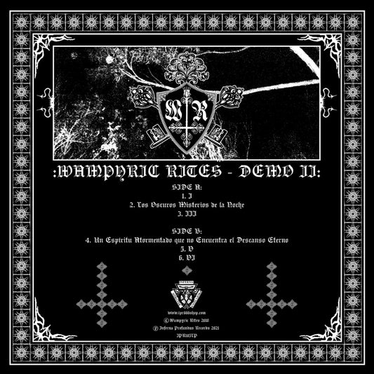 Wampyric Rites - Demo II - LP - Inferna Profundus Records - Image 2