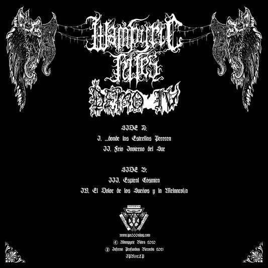 Wampyric Rites - Demo IV - LP - Inferna Profundus Records - Image 2