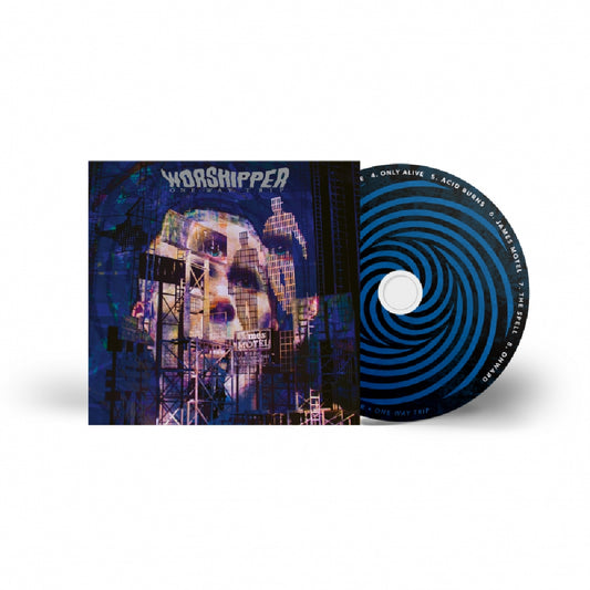 Worshipper - One Way Trip - CD DIGISLEEVE - Magnetic Eye Records - Image 2