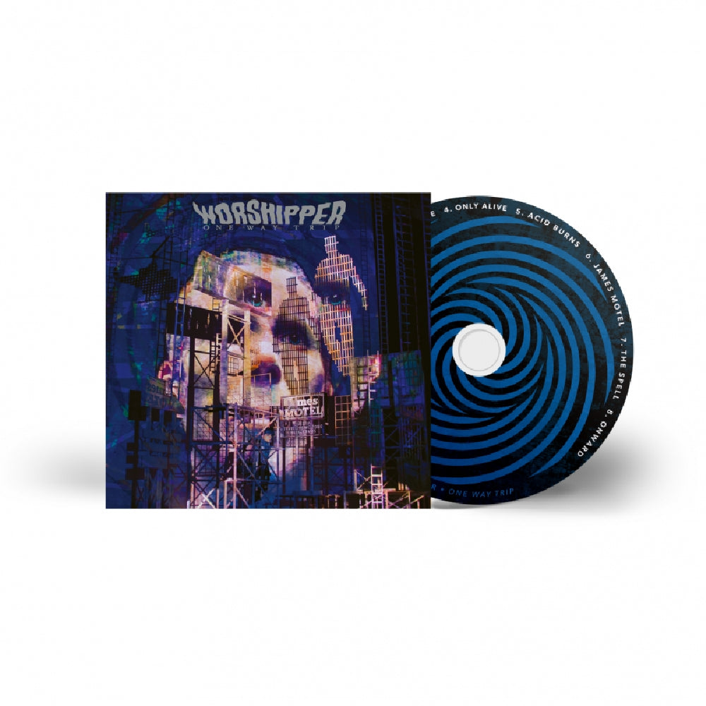 Worshipper - One Way Trip - CD DIGISLEEVE - Magnetic Eye Records - Image 2