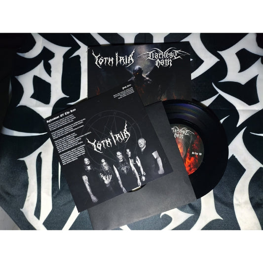 Yoth Iria - Darkest Oath - Infernium - 7" vinyl - Sleaszy Rider Records - Image 2
