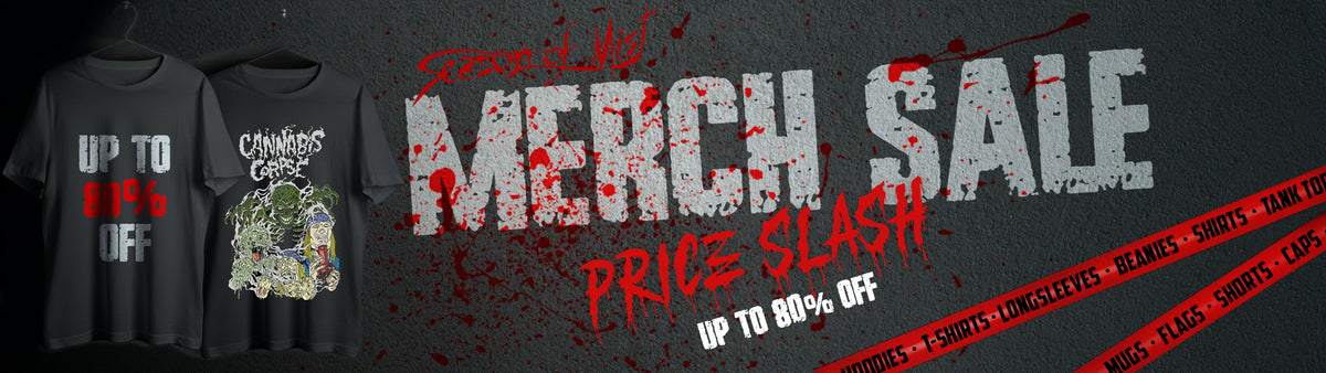 Grosses réductions sur le merch!