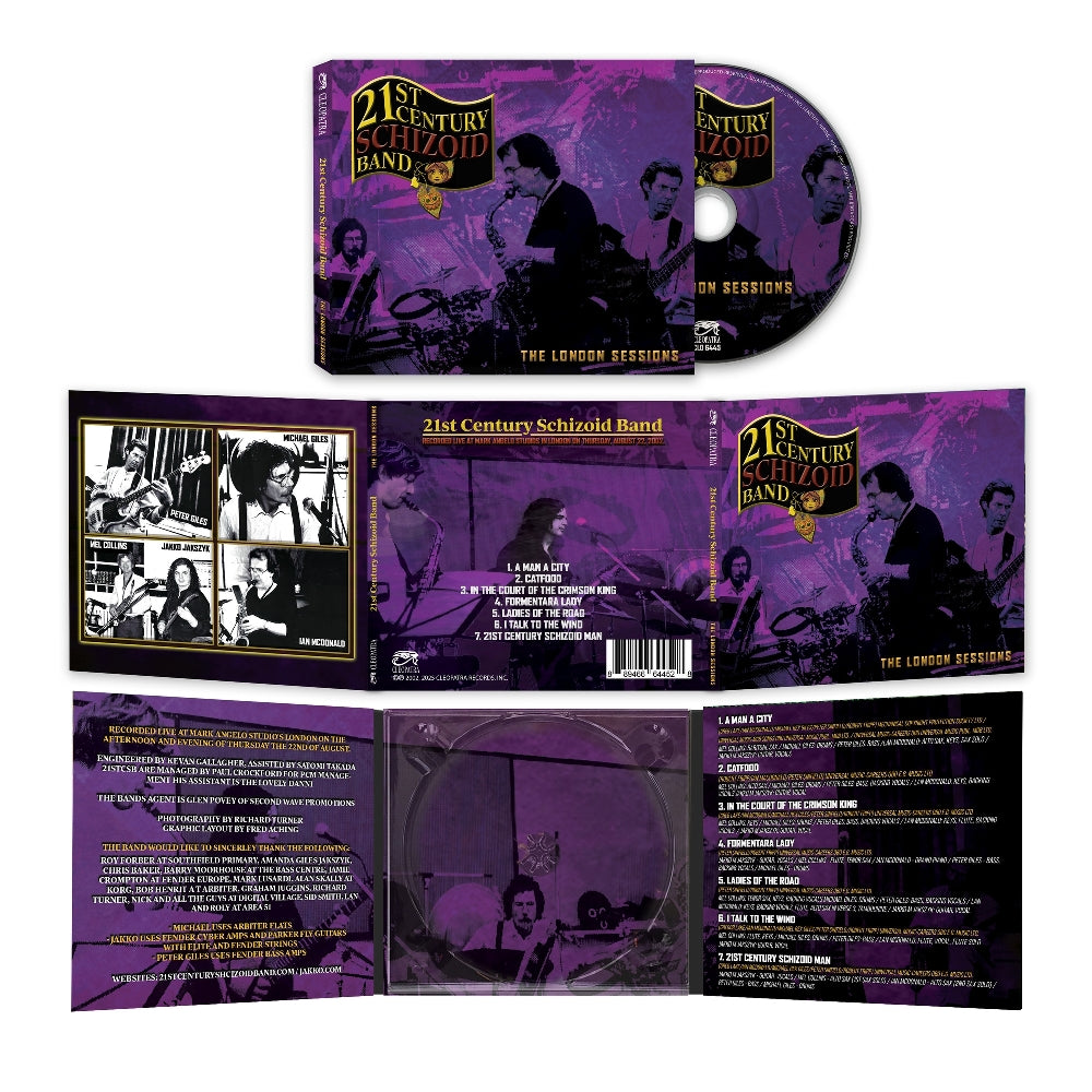 21st Century Schizoid Band - The London Sessions - CD DIGIPAK - Cleopatra Records
