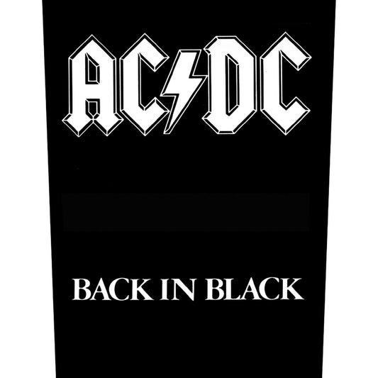AC/DC - Back In Black - BACKPATCH - Razamataz