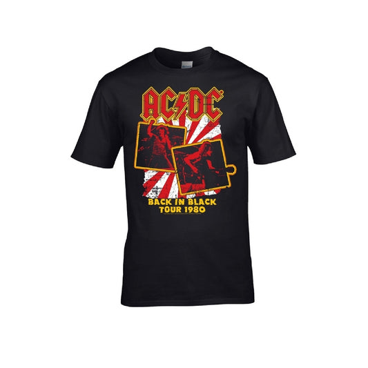AC/DC - Back In Black Tour 1980 - T-shirt - PHD