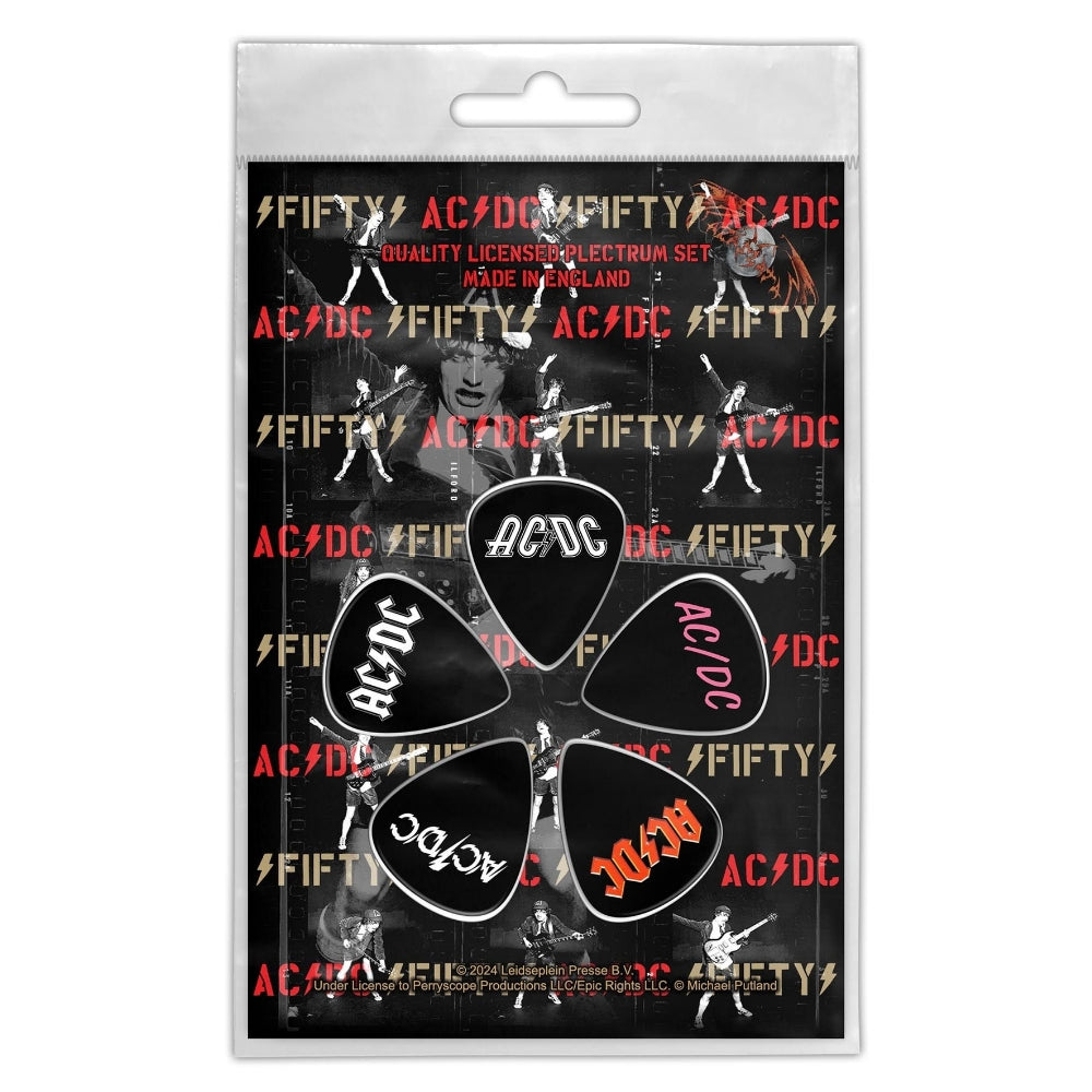 AC/DC - Fifty - Guitar Pick Set - Razamataz
