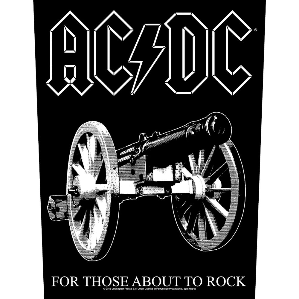 AC/DC - For Those About To Rock - BACKPATCH - Razamataz