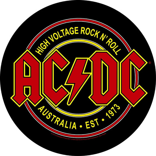 AC/DC - High Voltage Rock N Roll - BACKPATCH - Razamataz