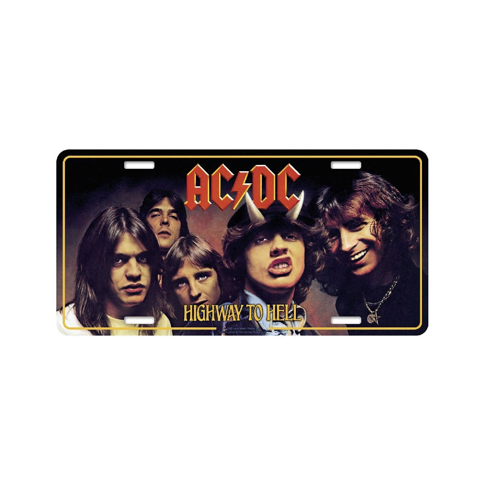 AC/DC - Highway To Hell - License plate - Razamataz