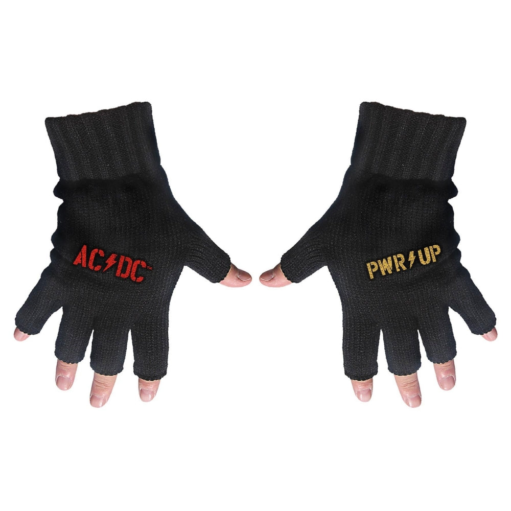 AC/DC - Pwr Up - FINGERLESS GLOVES - Razamataz