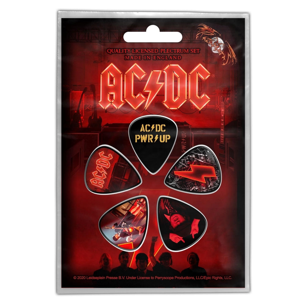 AC/DC - Pwr Up - Guitar Pick Set - Razamataz