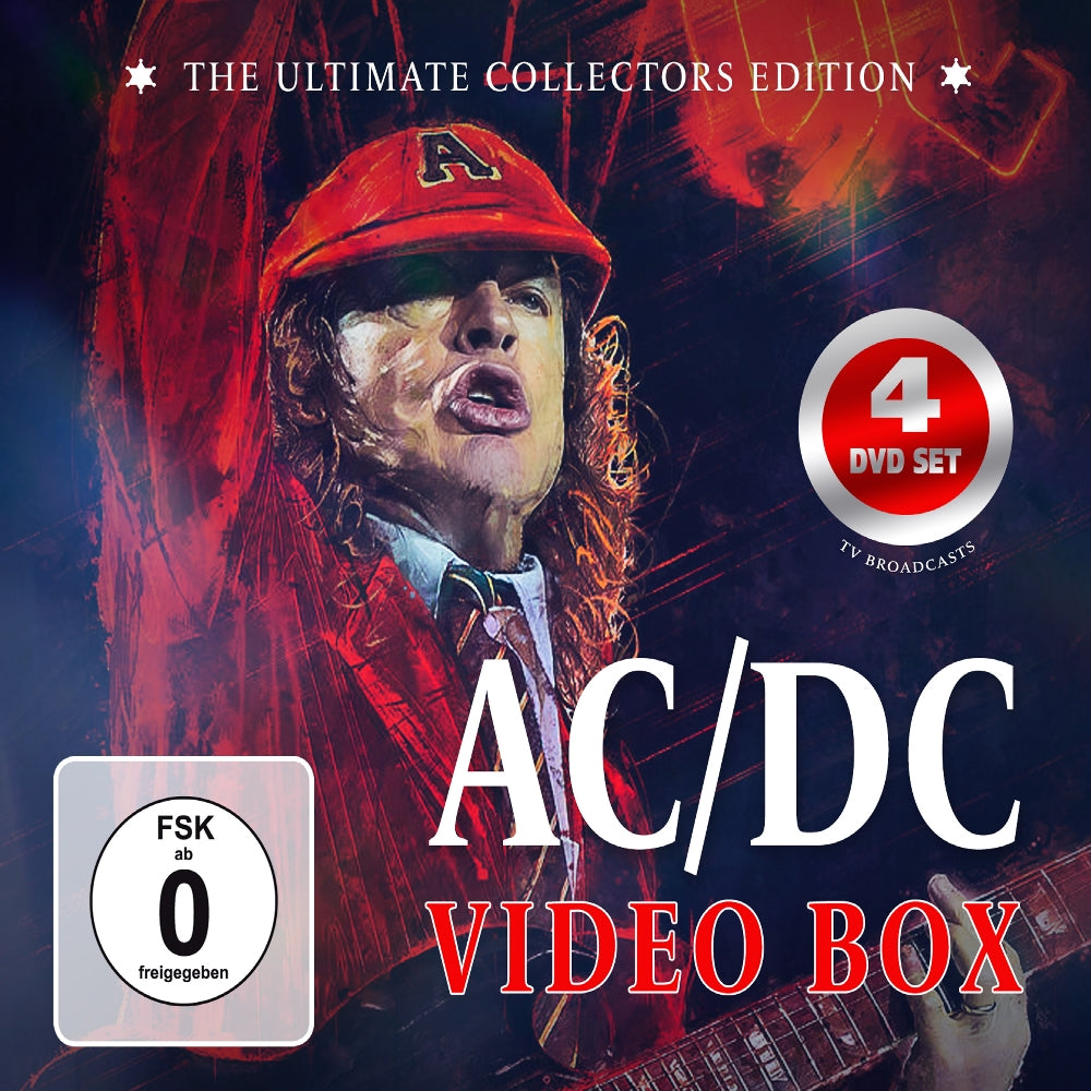AC/DC - Video Box Classic Television Broadcast - 4 DVD DIGIFILE - Laser Media