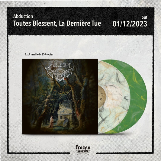 Abduction - Toutes Blessent, La Dernière Tue - DOUBLE LP GATEFOLD COLOURED - Frozen Records