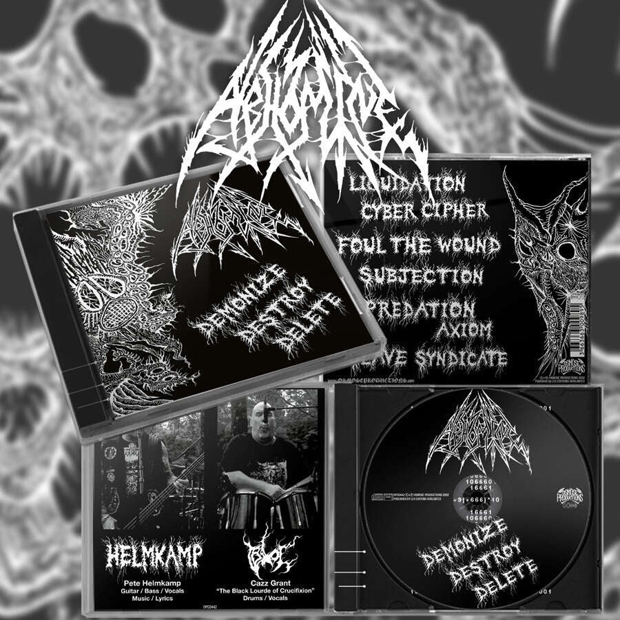 Abhomine - Demonize Destroy Delete - CD - Osmose Productions - Image 2