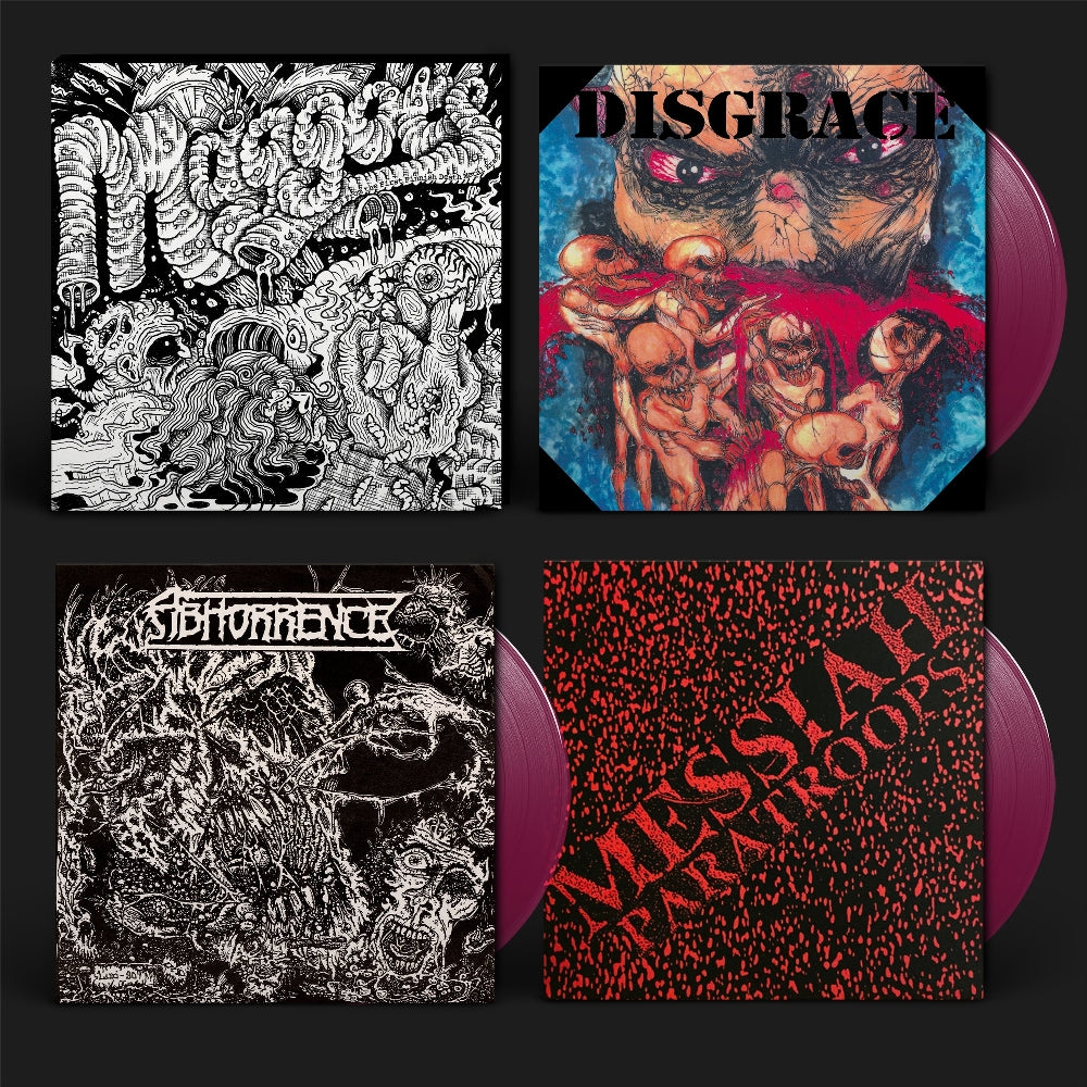 Abhorrence - Disgrace - Messiah Paratroops - Maggots: Original Artyfacts From The First Finnish Death Metal Era Part I - 7" vinyl - Svart Records