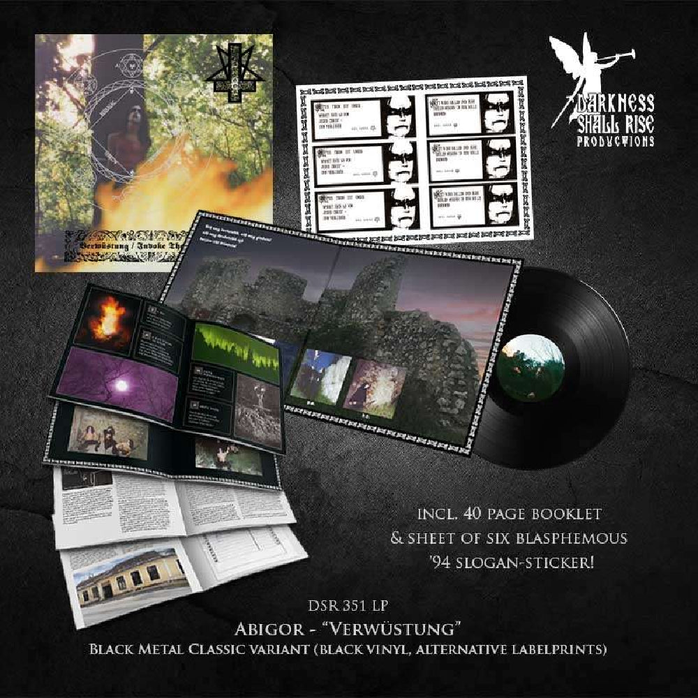 Abigor - Verwustung/Invoke the Dark Age - LP - Darkness Shall Rise
