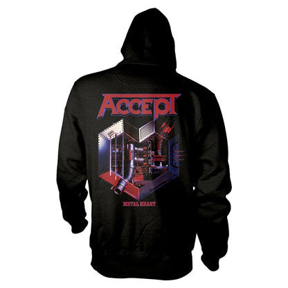 Accept - Metal Heart 1 - Hooded Sweat Shirt Zip - PHD - Image 2