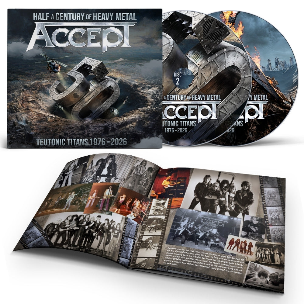 Accept - Teutonic Titans 1976-2026 - 2CD DIGISLEEVE - Napalm Records - Image 2