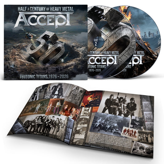 Accept - Teutonic Titans 1976-2026 - 2CD DIGISLEEVE - Napalm Records - Image 2