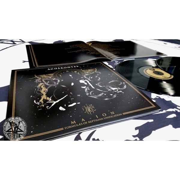 Acherontas - Ma-IoN (Formulas Of Reptilian Unification) - DOUBLE LP GATEFOLD - World Terror Committee - Image 2