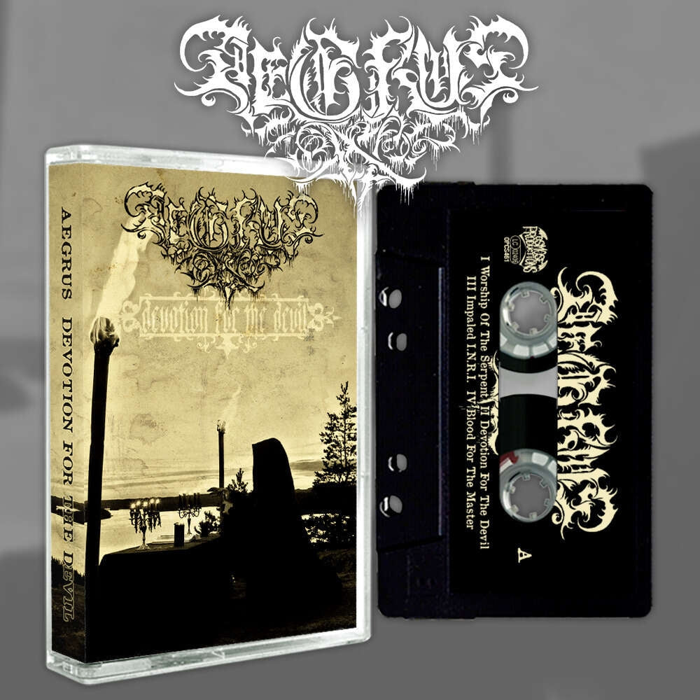 Aegrus - Devotion For The Devil - CASSETTE - Osmose Productions