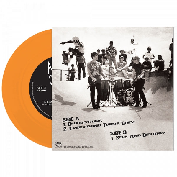Agent Orange - Bloodstains - 7" vinyl coloured - Cleopatra Records - Image 2