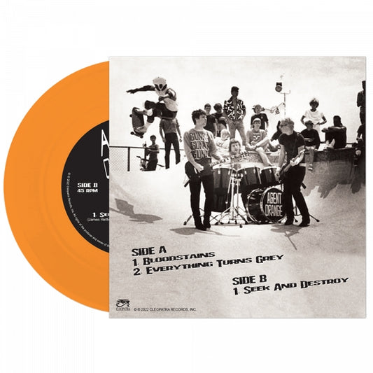 Agent Orange - Bloodstains - 7" vinyl coloured - Cleopatra Records - Image 2