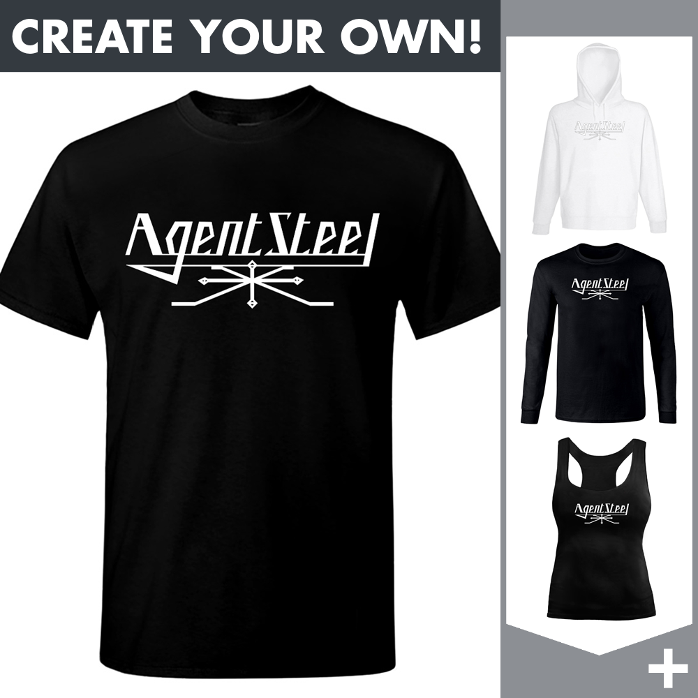 Agent Steel - Logo White - Merchandising