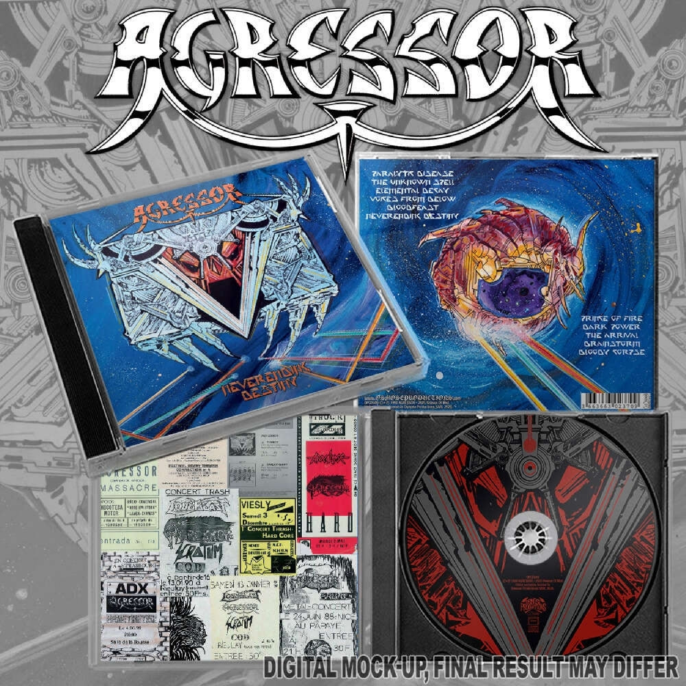 Agressor - Neverending Destiny - CD - Osmose Productions - Image 2