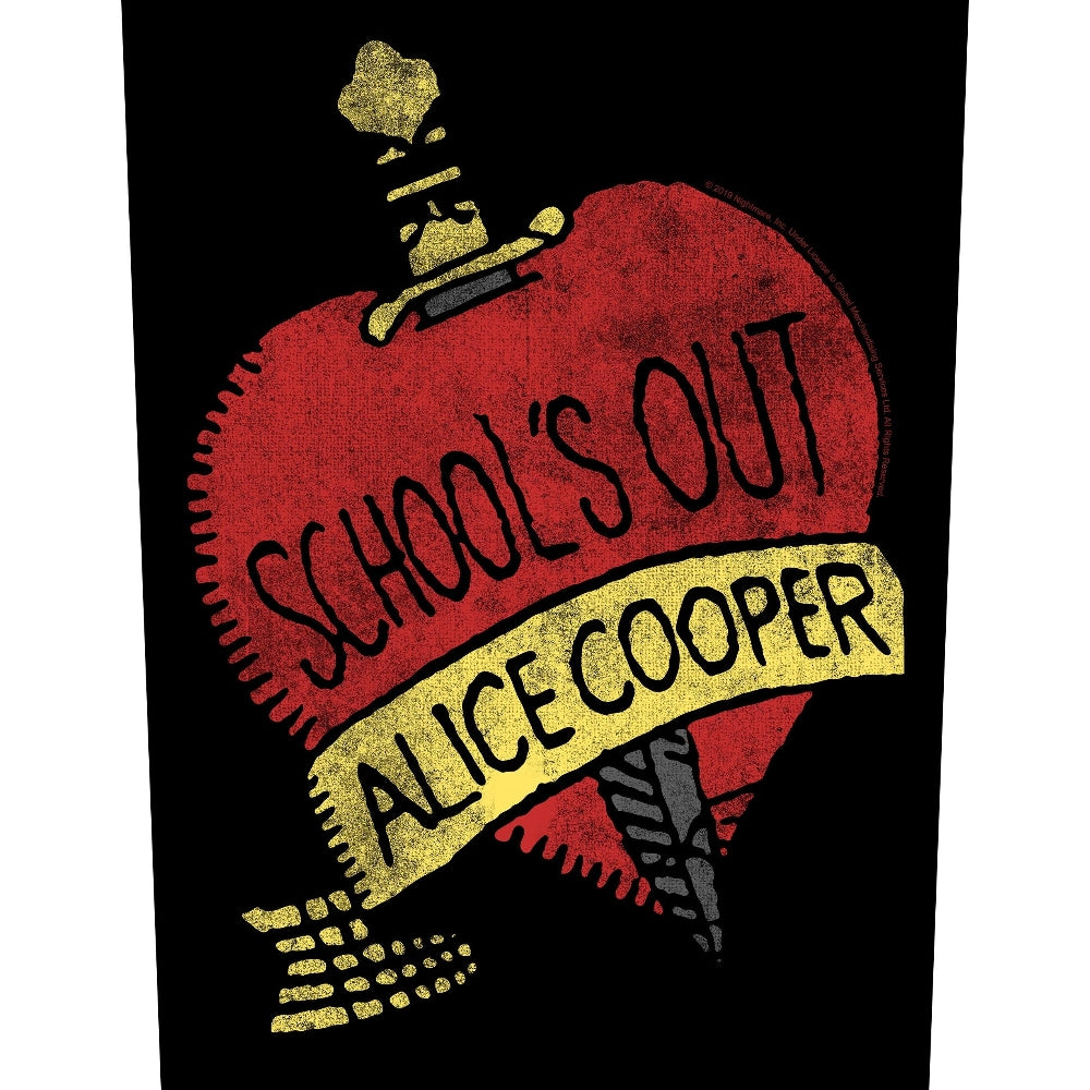 Alice Cooper - School's Out - BACKPATCH - Razamataz
