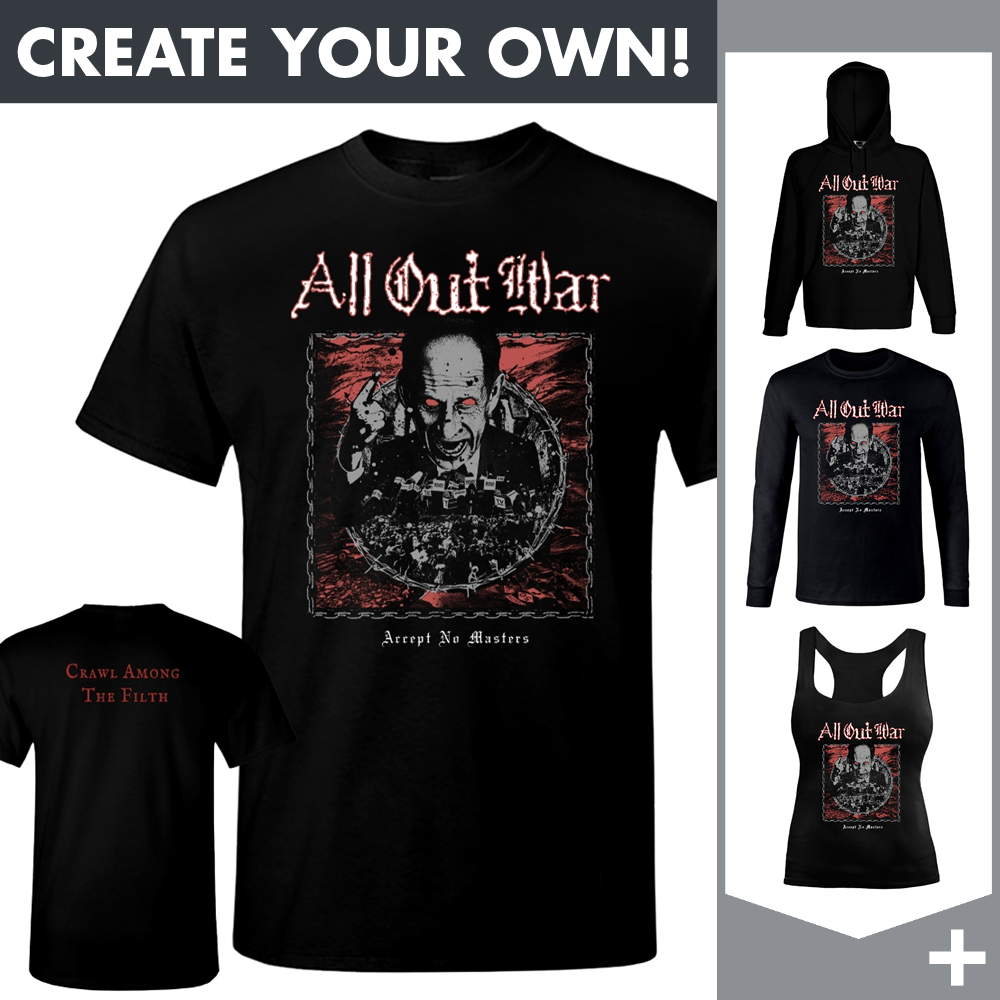 All Out War - Accept No Masters - Merchandising