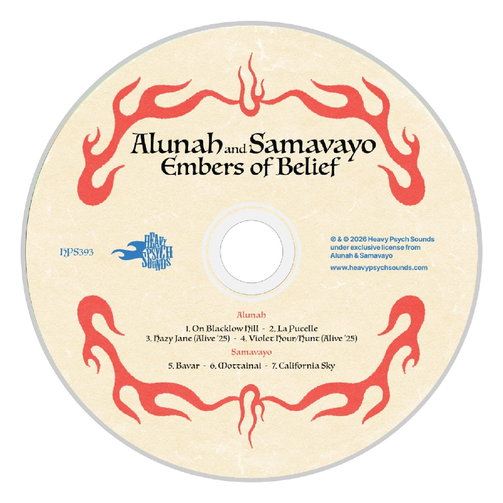 Alunah - Samavayo - Embers Of Belief - CD DIGIPAK - Heavy Psych Sounds Records - Image 2