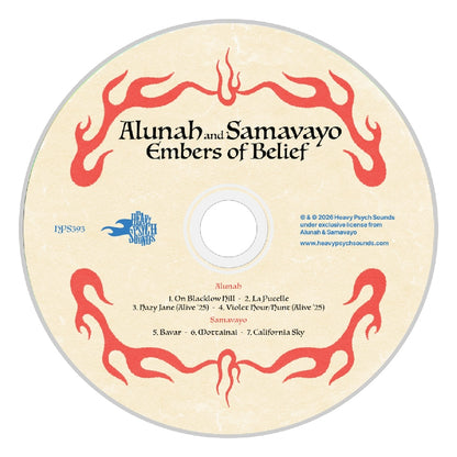 Alunah - Samavayo - Embers Of Belief - CD DIGIPAK - Heavy Psych Sounds Records - Image 2