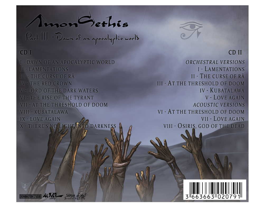 Amon Sethis - Part III – Dawn Of An Apocalyptic World - DOUBLE CD - Anvil.corp - Image 2