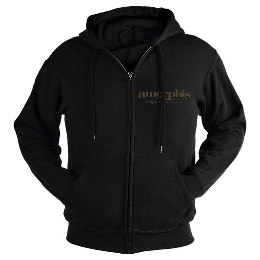 Amorphis - Borderland - Hooded Sweat Shirt Zip - Reigning Phoenix Music