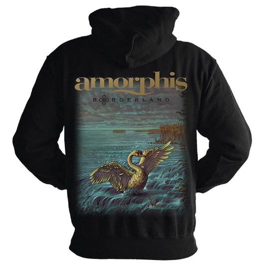 Amorphis - Borderland - Hooded Sweat Shirt Zip - Reigning Phoenix Music - Image 2