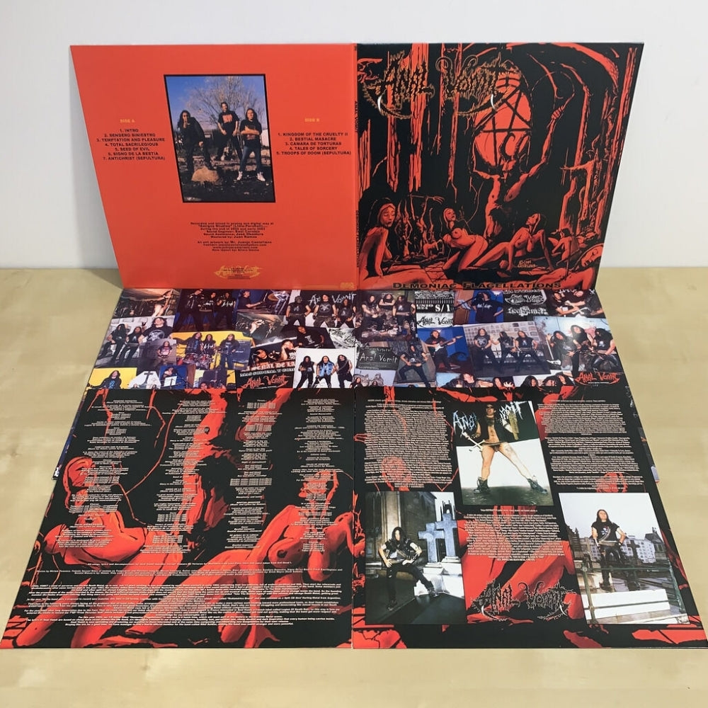 Anal Vomit - Demoniac Flagellations - LP Gatefold Coloured - Osmose Productions - Image 3