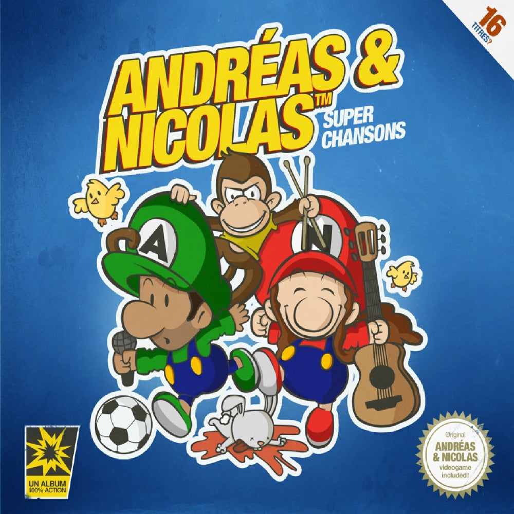 Andréas & Nicolas - Super Chansons - LP COLOURED - Verycords - Image 2