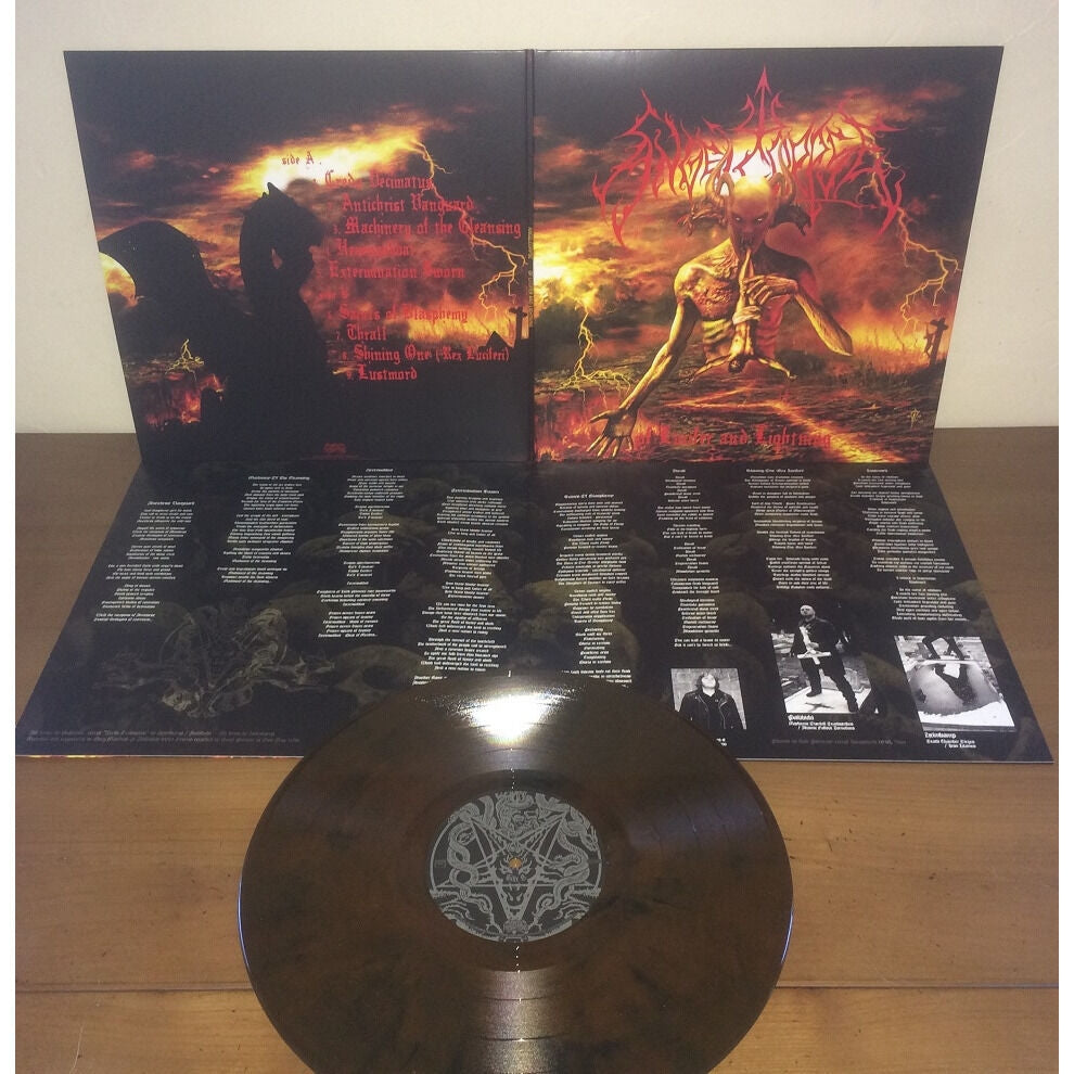 Angelcorpse - Of Lucifer And Lightning - LP Gatefold Coloured - Osmose Productions - Image 2
