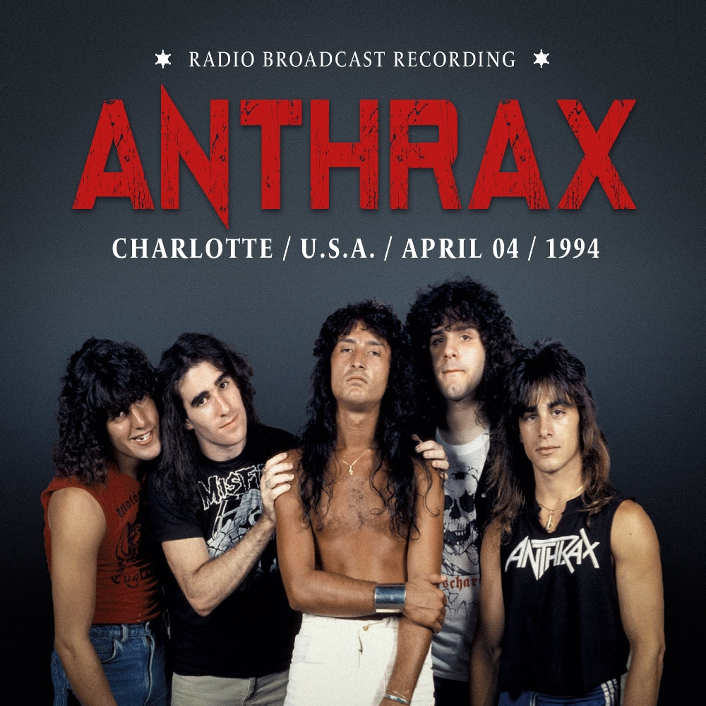 Anthrax - Charlotte, April 04, 1994 (Radio Broadcast Recordings) - CD DIGISLEEVE - Laser Media