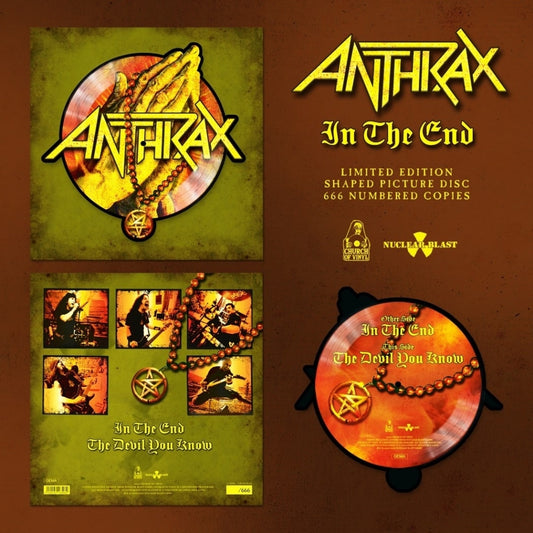Anthrax - In The End - SHAPED VINYL - Church Of Vinyl