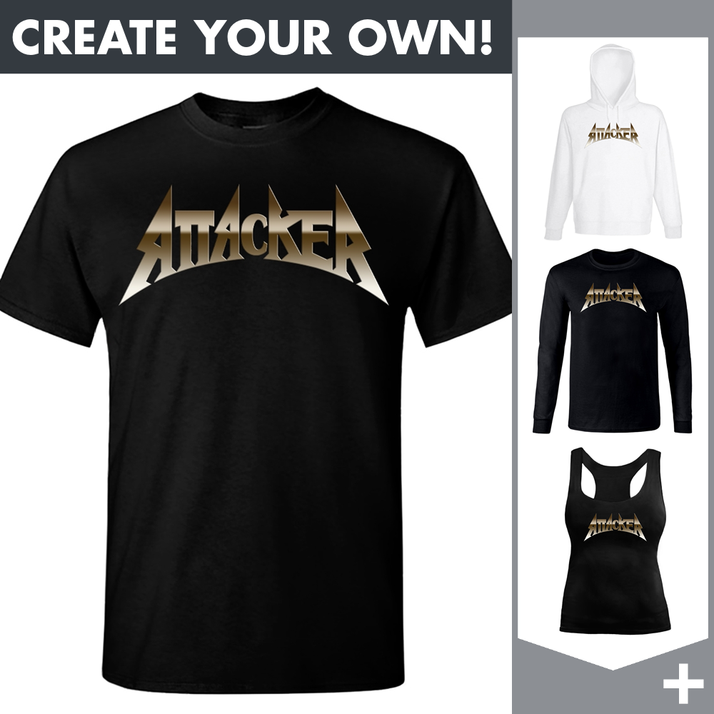 Attacker - Gold Logo - Merchandising