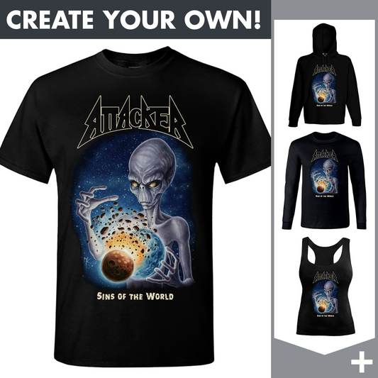 Attacker - Sins Of The World - Merchandising