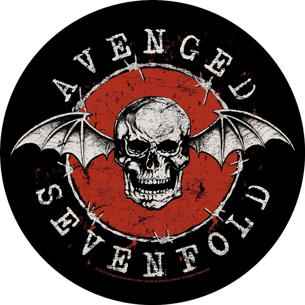 Avenged Sevenfold - Distressed Skull - BACKPATCH - Razamataz