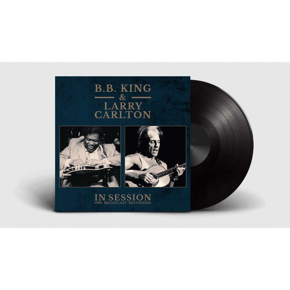 BB King & Larry Carlton - In Session (1983 Broadcast Recording) - LP Gatefold - Parachute Recording Company